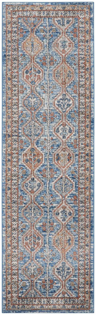 nourison quarry qua15 blue multi rug