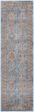 nourison quarry qua15 blue multi rug