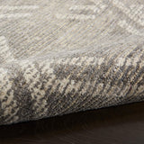 nourison venosa vsn01 grey ivory rug