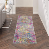nourison passion psn34 yellow multi rug