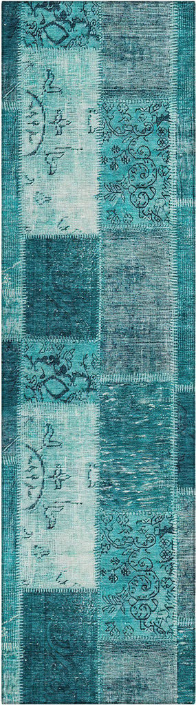 addison chantille acn631 teal rug