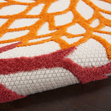 nourison aloha alh05 red multi colored rug