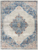 nourison quarry qua12 blue grey rug