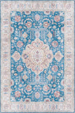 surya iris irs 2322 bright blue rug