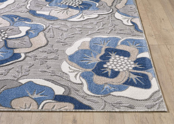 kas oriental calla 6935 grey rug