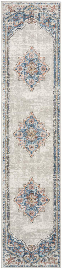 nourison quarry qua12 blue grey rug