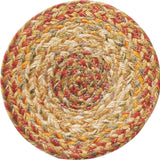 homespice decor jute braided harvest beige rug