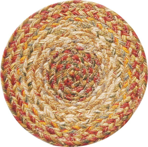 homespice decor jute braided harvest beige rug