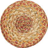 homespice decor jute braided harvest beige rug