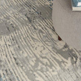 nourison solace sla01 ivory grey blue rug
