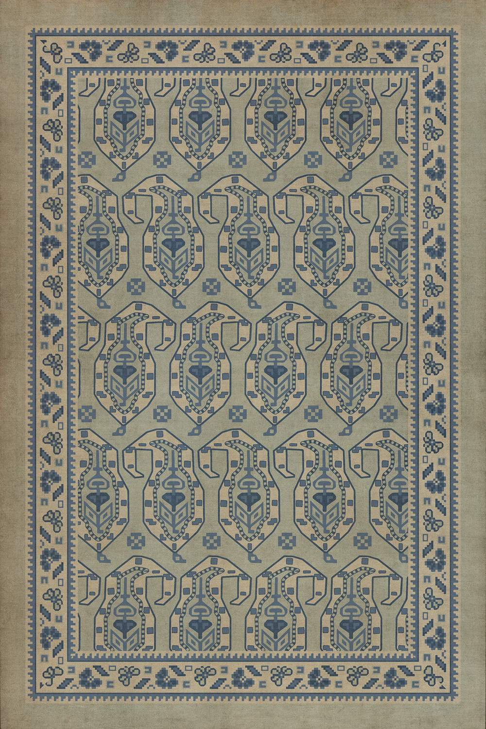 spicher and company persian bazaar kintala albastru rug
