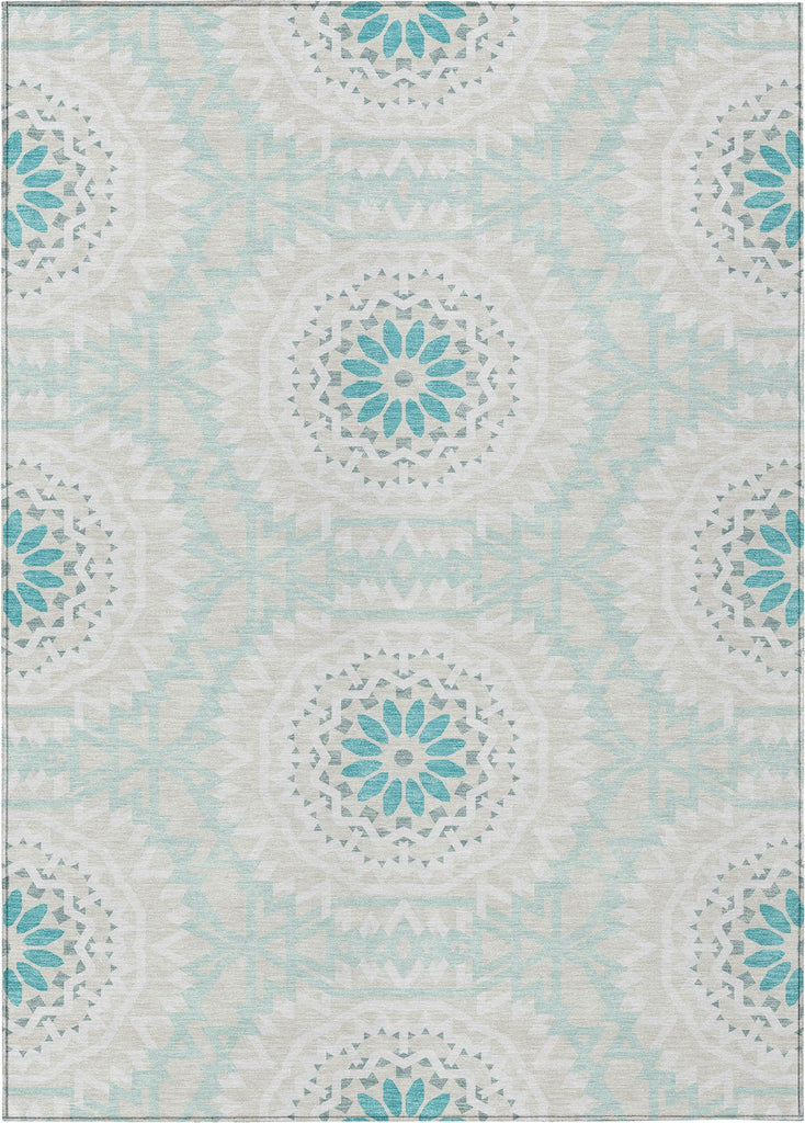 addison chantille acn619 teal rug