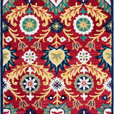 safavieh clearance blossom blm563d red rug