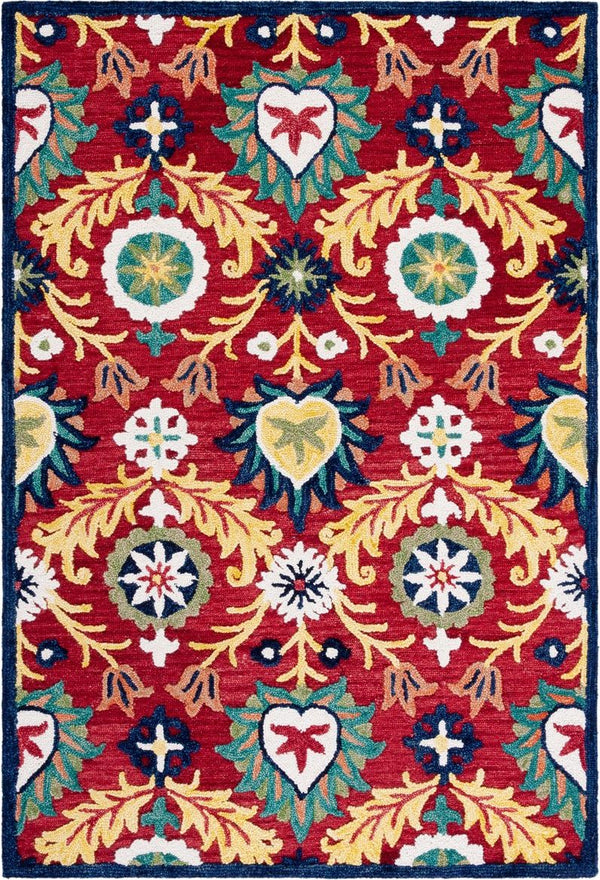 safavieh clearance blossom blm563d red rug