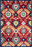 safavieh clearance blossom blm563d red rug