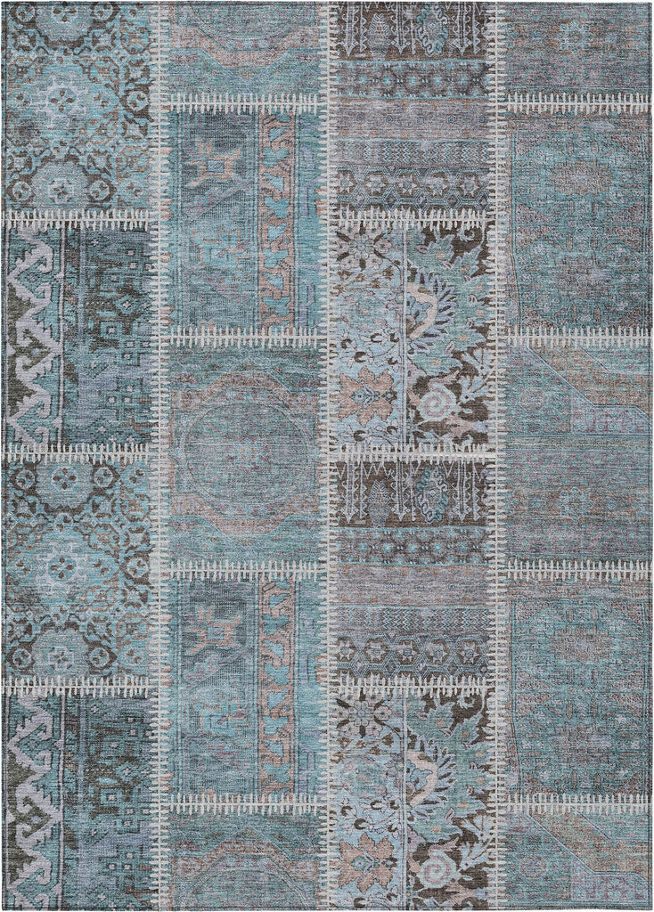 addison chantille acn635 teal rug