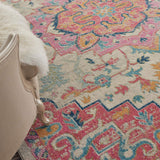 nourison passion psn25 ivory pink rug