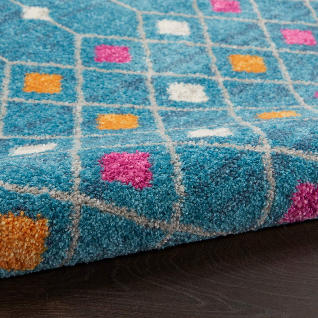 nourison passion psn45 blue multicolor rug