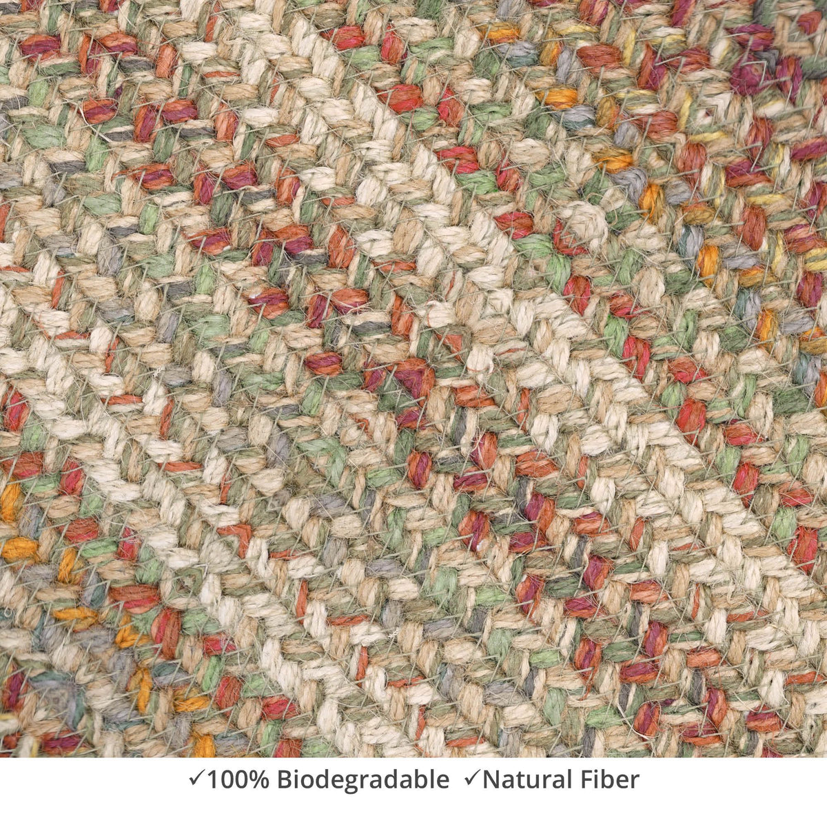 homespice decor jute braided harvest beige rug