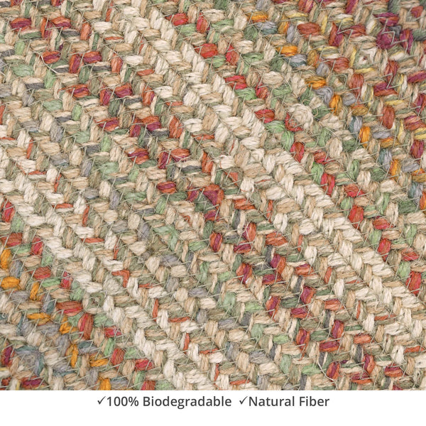 homespice decor jute braided harvest beige rug