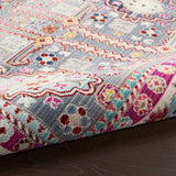 nourison vintage kashan vka05 grey multi rug
