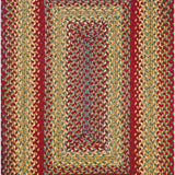 homespice decor jute braided cider barn red rug