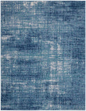 nourison river flow rfv02 teal ivory blue rug