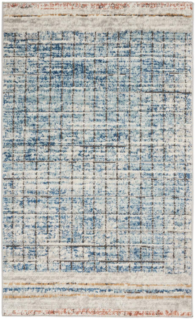 nourison quarry qua13 blue rug