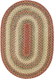 homespice decor cotton braided pumpkin pie red rug