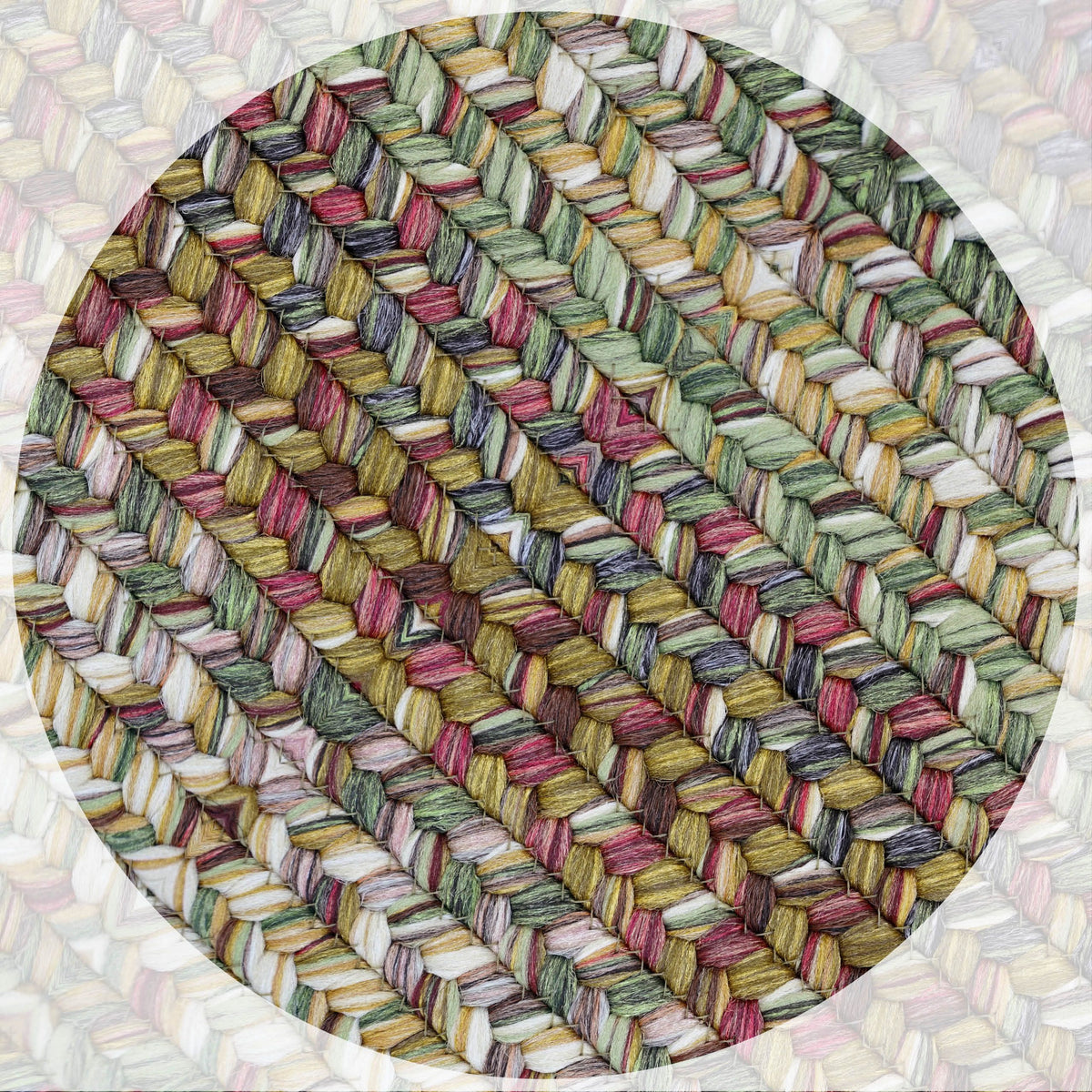homespice decor ultra durable braided rainforest beige rug