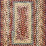homespice decor cotton braided neverland red rug