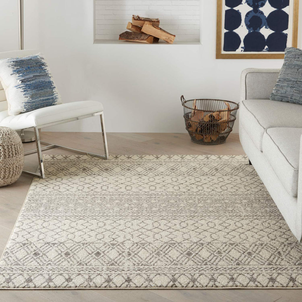 nourison passion psn43 ivory grey rug