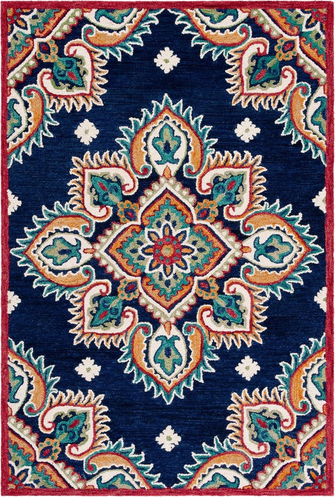 safavieh clearance blossom blm561n navy rug