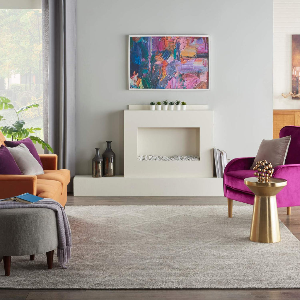 nourison venosa vsn01 grey ivory rug