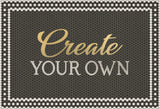 spicher and company mosaic 46th street customized with gold script rug