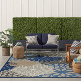 nourison aloha alh05 blue multicolor rug