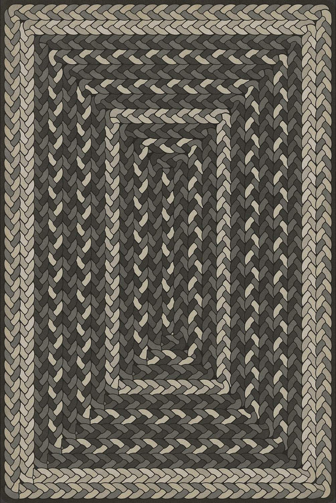 spicher and company classic vinyl pattern 85 such a cozy room braided rectangle rug