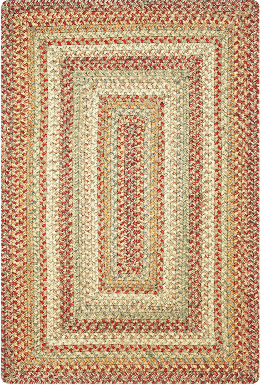 homespice decor jute braided harvest beige rug