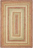 homespice decor jute braided harvest beige rug