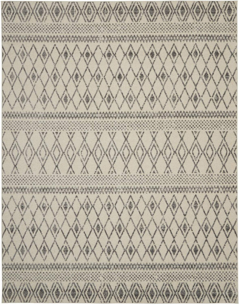 nourison passion psn41 ivory grey rug