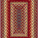 homespice decor jute braided cider barn red rug