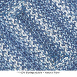 homespice decor jute braided denim blue rug