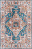 surya iris irs 2326 bright blue rug