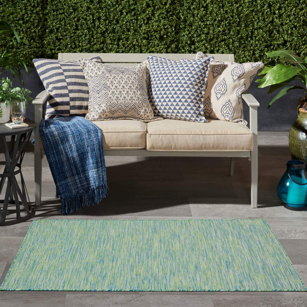 nourison positano pos01 blue green rug