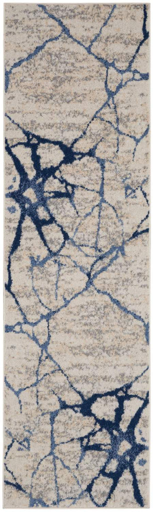 nourison river flow rfv05 ivory blue rug