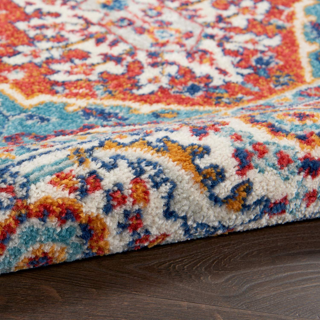 nourison passion psn33 red multi colored rug