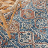nourison quarry qua15 blue multi rug