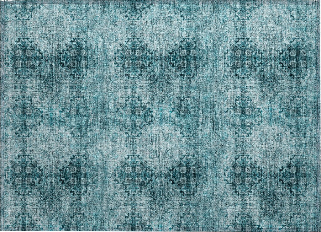 addison chantille acn557 teal rug