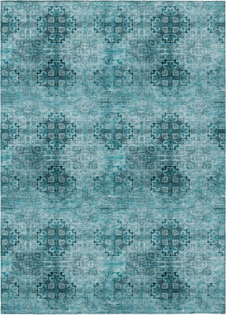 addison chantille acn557 teal rug