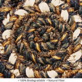 homespice decor jute braided kilimanjaro brown rug